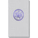 Double Circle Monogram Moire Guest Towels Image 2 of 3